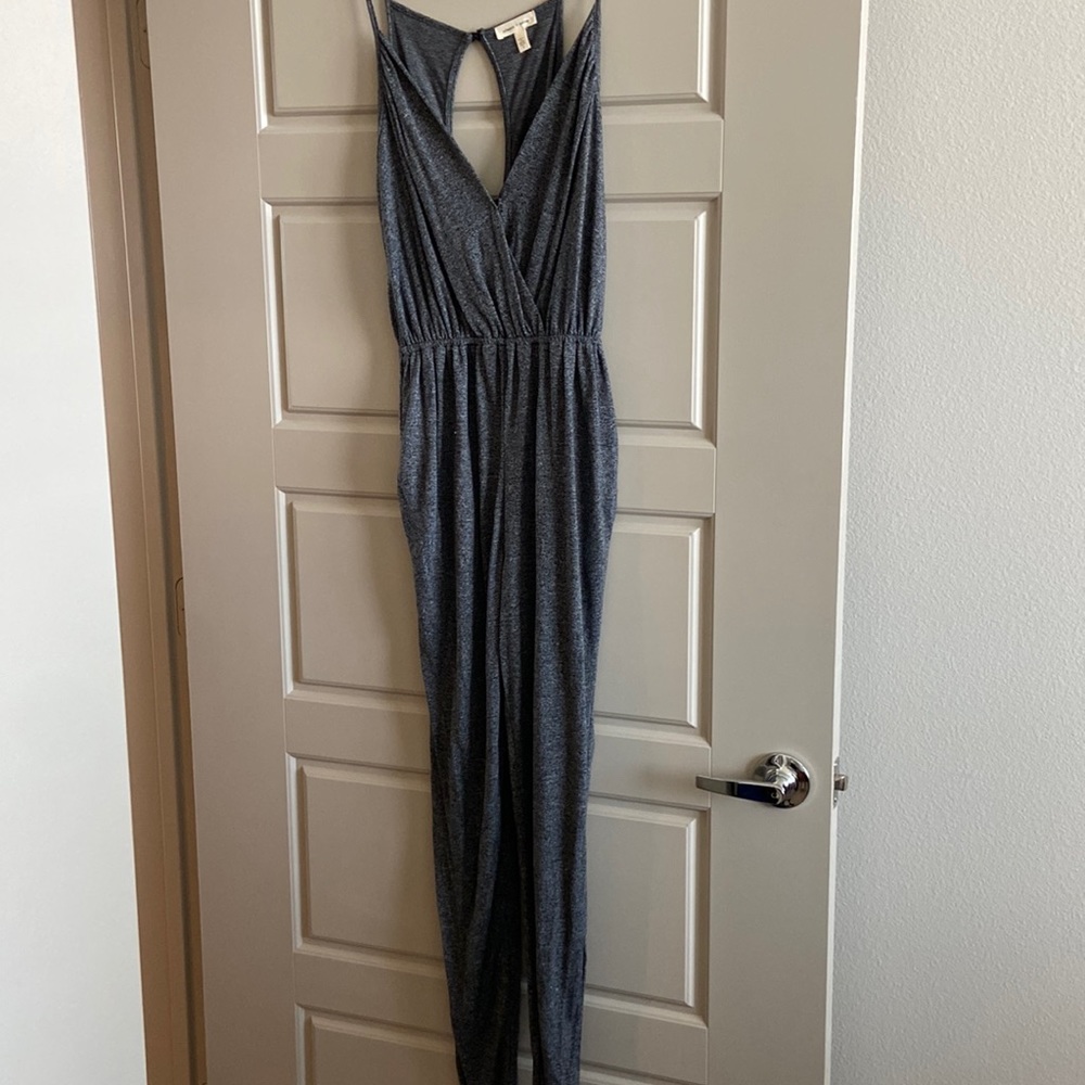 Silence + Noise black heathered romper, size S, like new